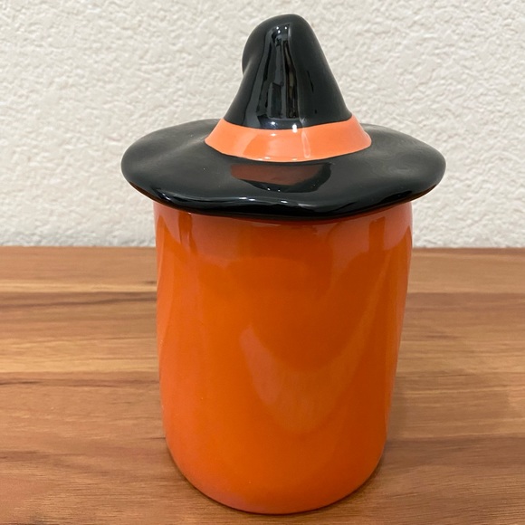 RAE DUNN Artisan Collection Cheers Witches Hat Topper Ceramic Halloween Mug - Picture 8 of 11